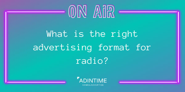 format radio ad